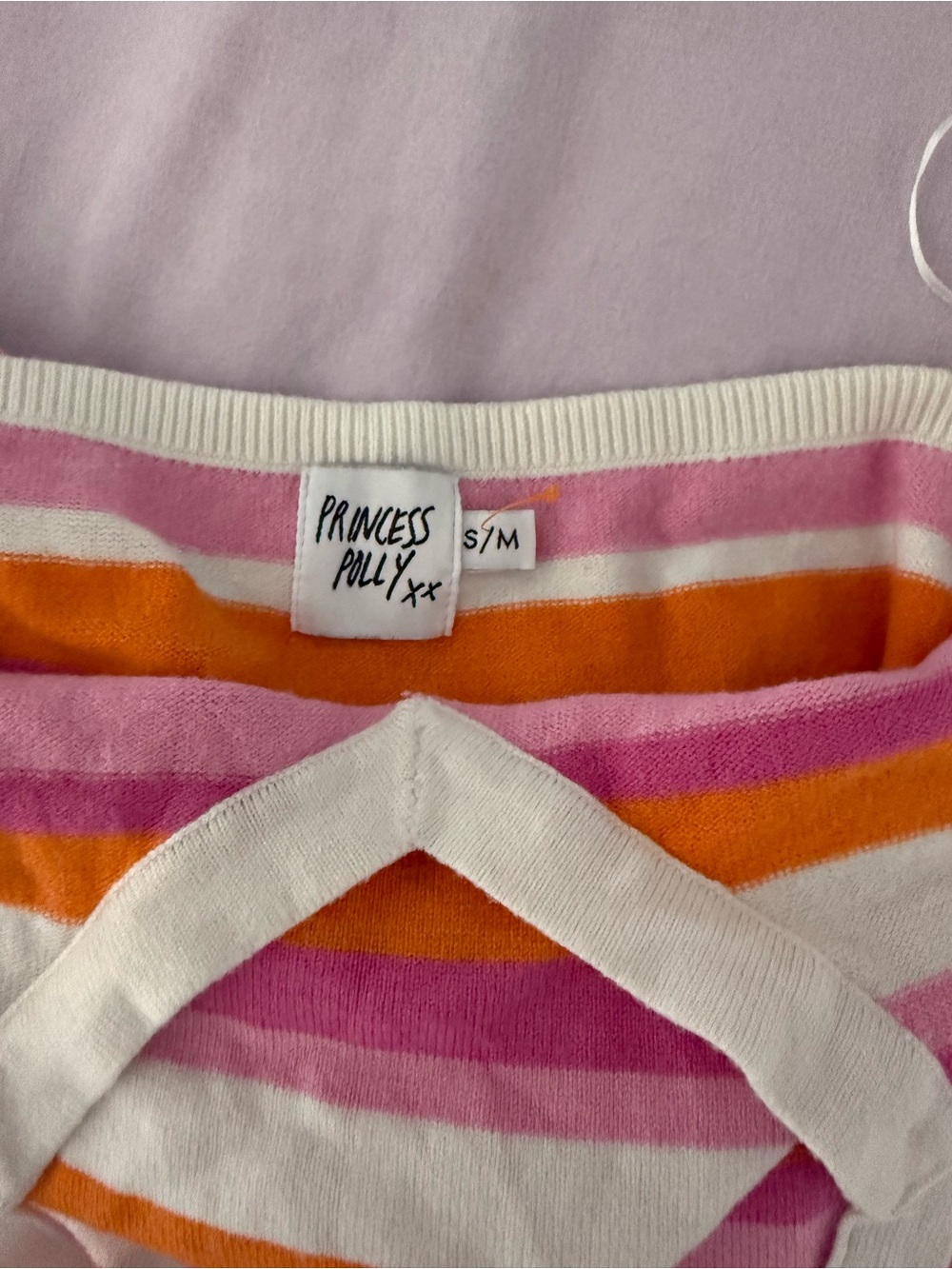 Princess Polly Striped Knit Halter - Picture 2 of 2